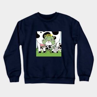 MosMeow_HOLY Cow! Crewneck Sweatshirt